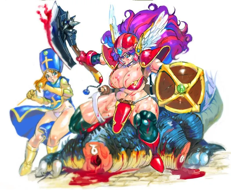 Warrior (Dq3), Priest (Dq3) by Ukatsu Juuzou