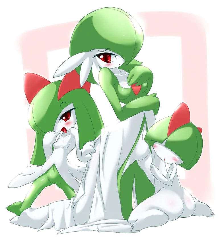 Gardevoir, Kirlia by Ukan Muri