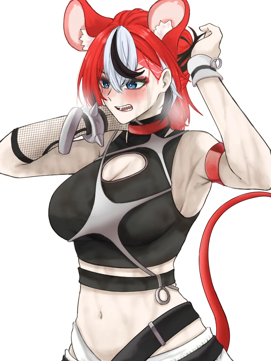 Hakos Baelz, Hakos Baelz (Monochrome Dancer) by Niwasa Izuna