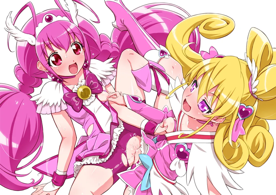 Aida Mana, Hoshizora Miyuki by Senzoc