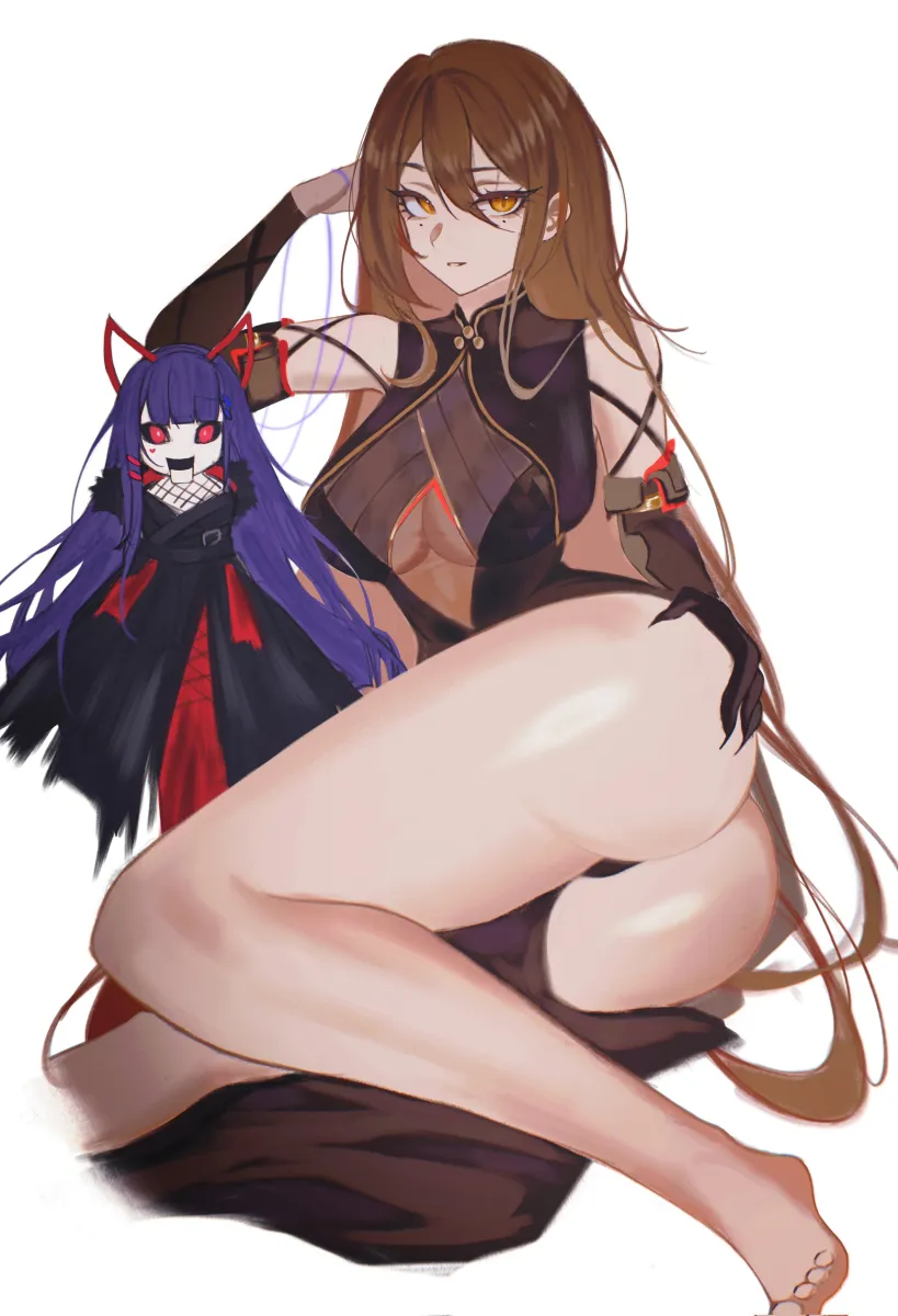 Akuma Nihmune, Mina Aoyama by S7Nsles