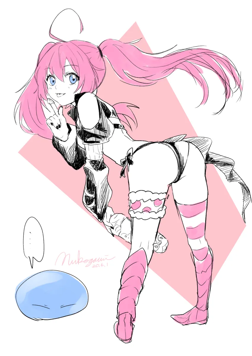 Rimuru Tempest, Milim Nava by Nukogami (Minniecatlove21)