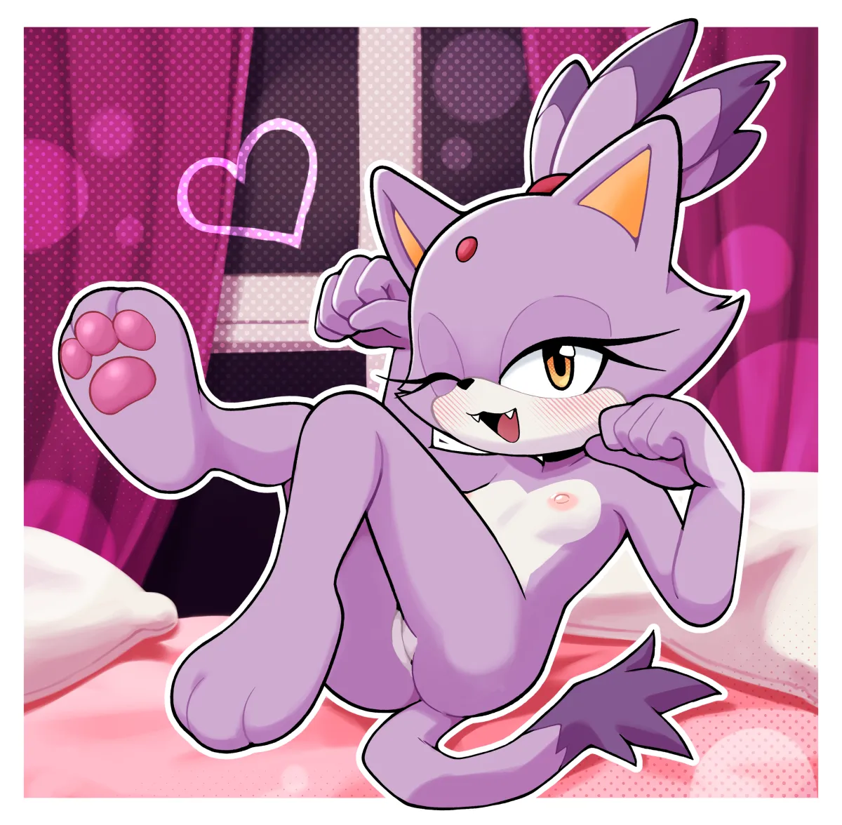 Blaze The Cat by Gato Del Futuro
