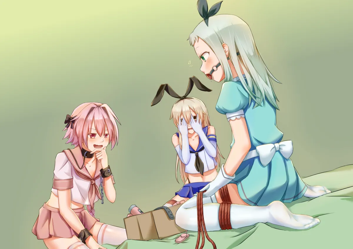 Shimakaze (Kancolle), Astolfo (Fate) by Misaka 12580