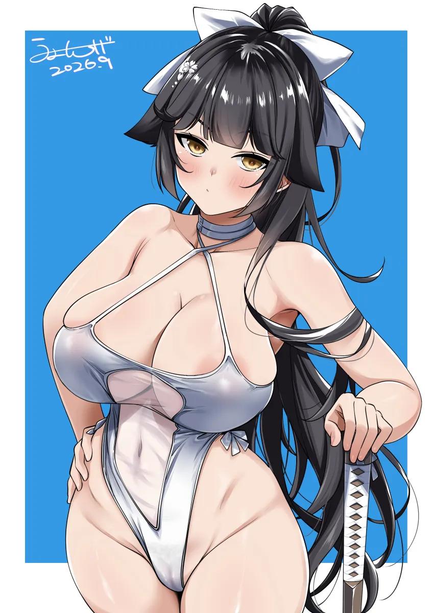Takao (Azur Lane), Takao (Beach Rhapsody) (Azur Lane) by Umyonge (Lkakeu)