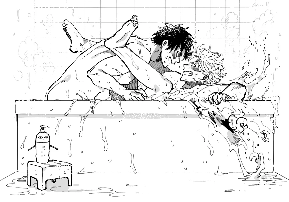 Sakata Gintoki, Hijikata Toushirou by Dandalian