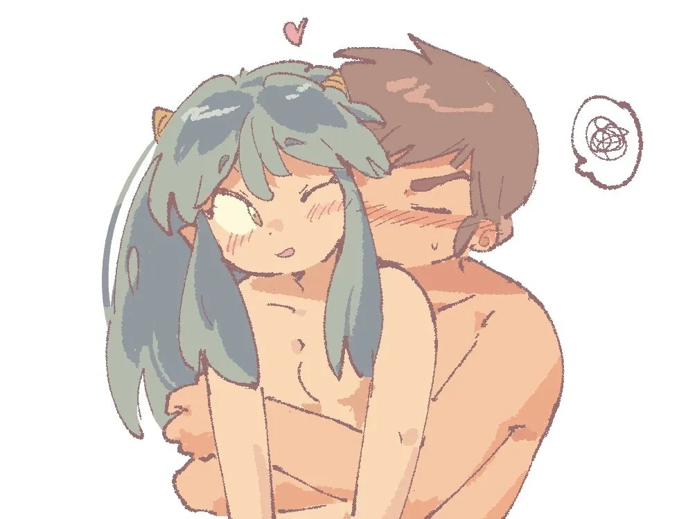 Lum, Moroboshi Ataru by Unagicaaaaat