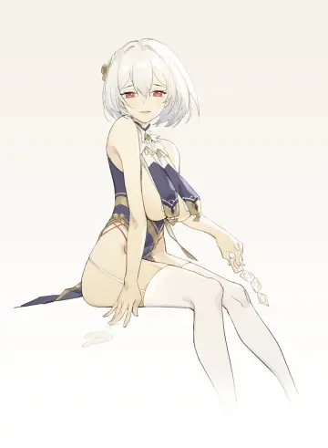 White Garter Belt