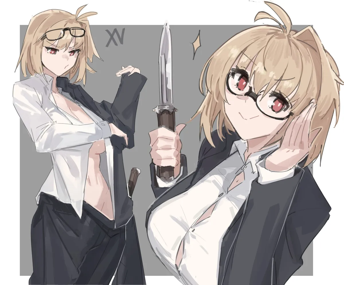 Arcueid Brunestud, Tohno Shiki by Jonyeld