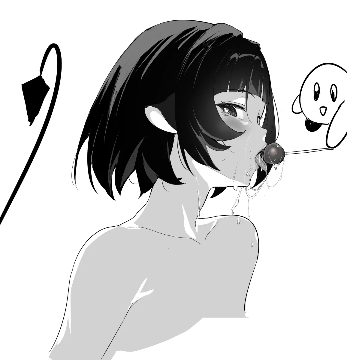 Kirby, Jane Doe (Zenless Zone Zero) by Porroll