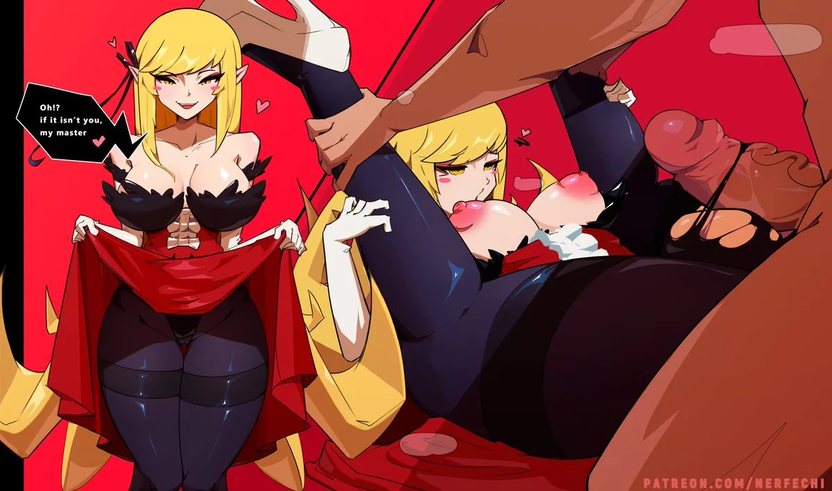 Oshino Shinobu, Kiss-Shot Acerola-Orion Heart-Under-Blade by Nerfechi