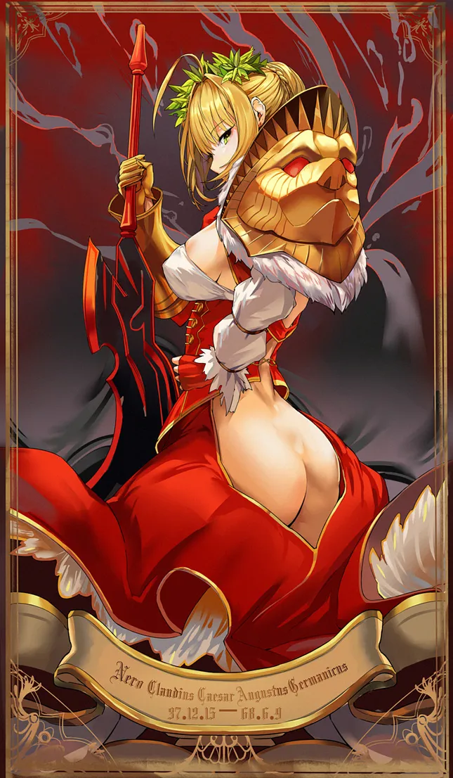 Nero Claudius (Fate), Nero Claudius (Fate/Extra) by Shiliu Xian Xian Xian