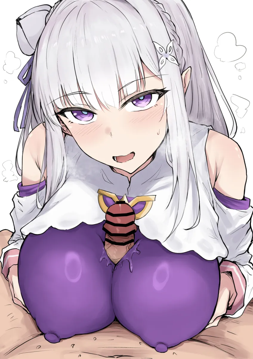 Emilia (Re:zero) by Sakiya (Sak1 01)