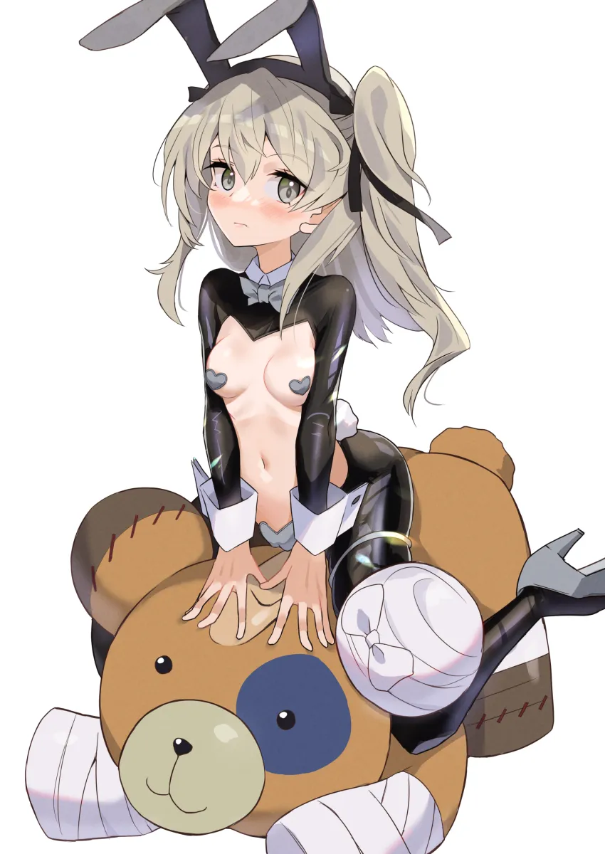 Shimada Arisu, Boko (Girls Und Panzer) by Blaze (Blazeillust)