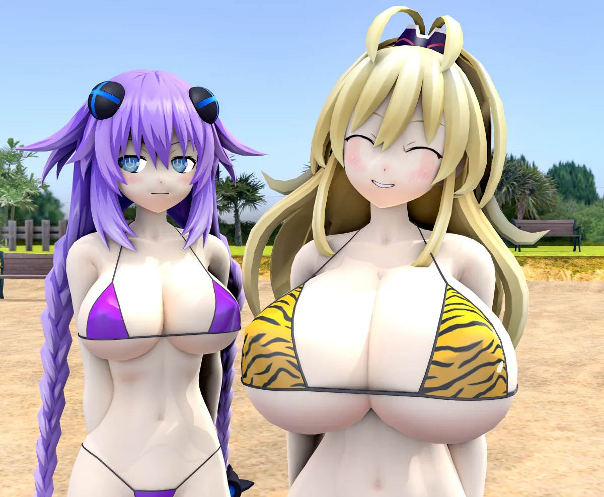 Purple Heart (Neptunia), Yellow Heart (Neptunia) by Tobojashi