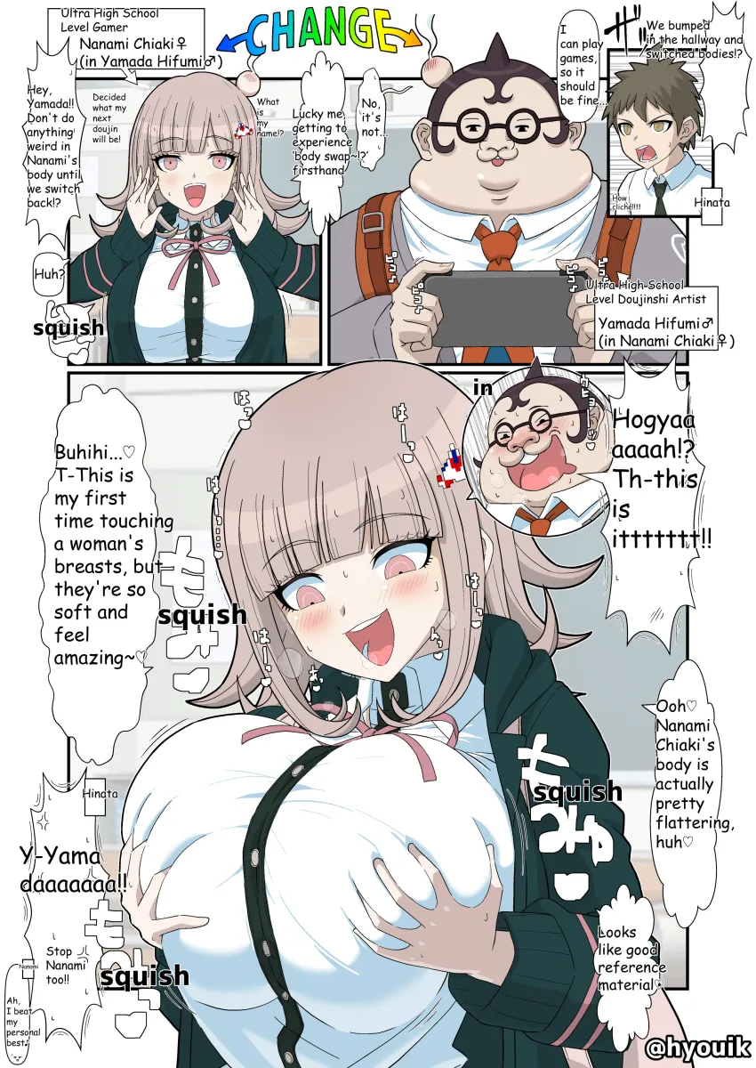 Nanami Chiaki, Hinata Hajime by Hyouik