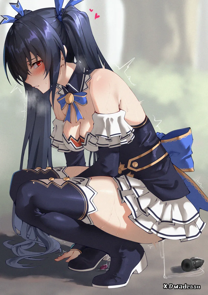 Noire (Neptunia) by Dwadessu