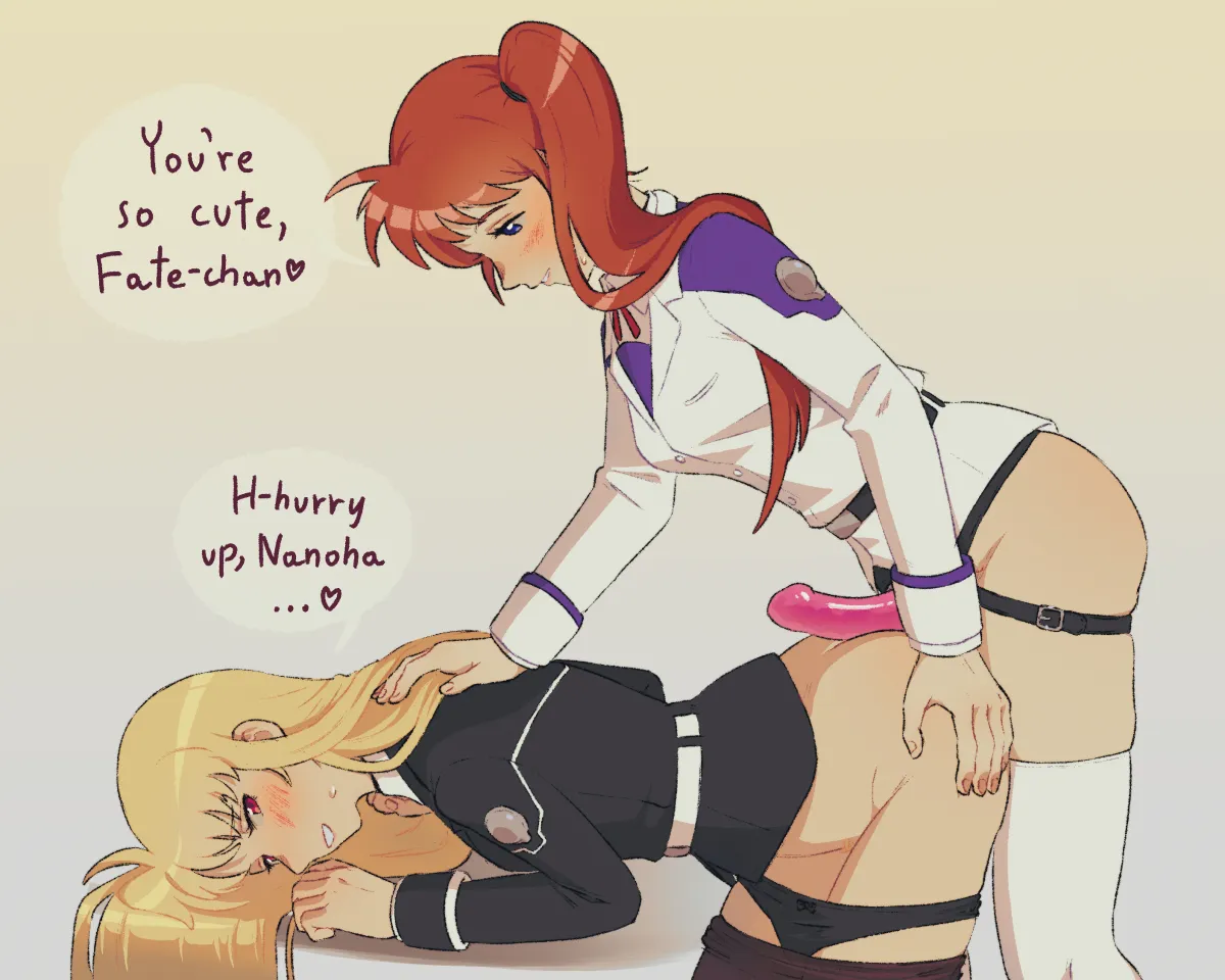 Fate Testarossa, Takamachi Nanoha by Daitoko