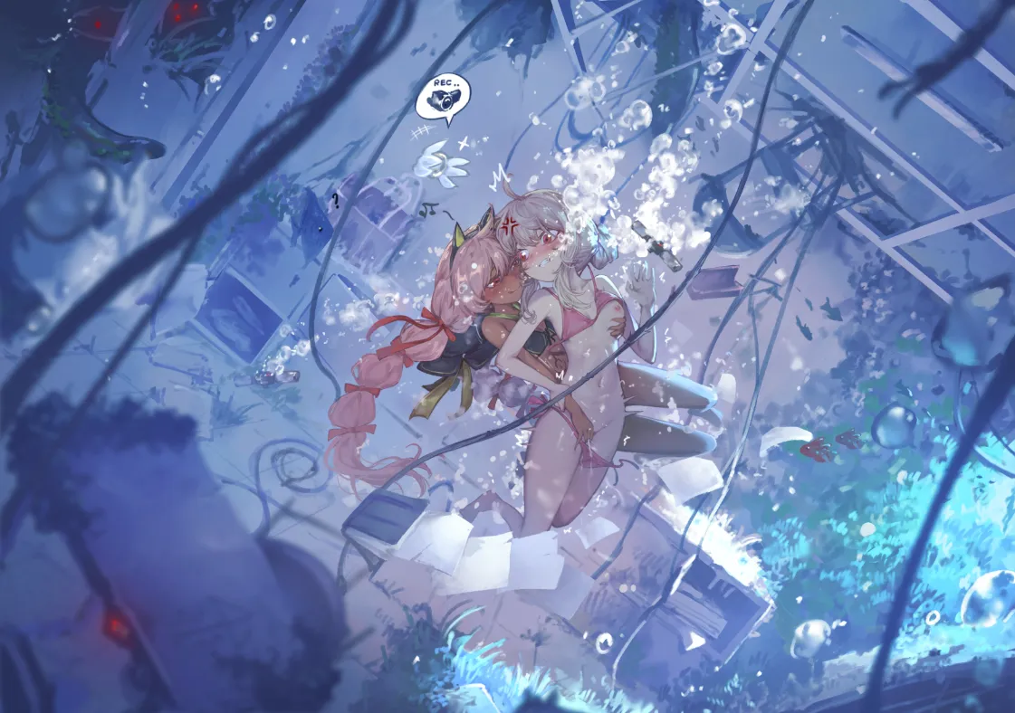 Illyasviel Von Einzbern, Chloe Von Einzbern by Rou (Rou22)