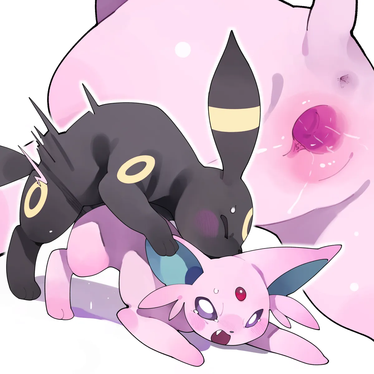 Umbreon, Espeon by Youjo Modoki