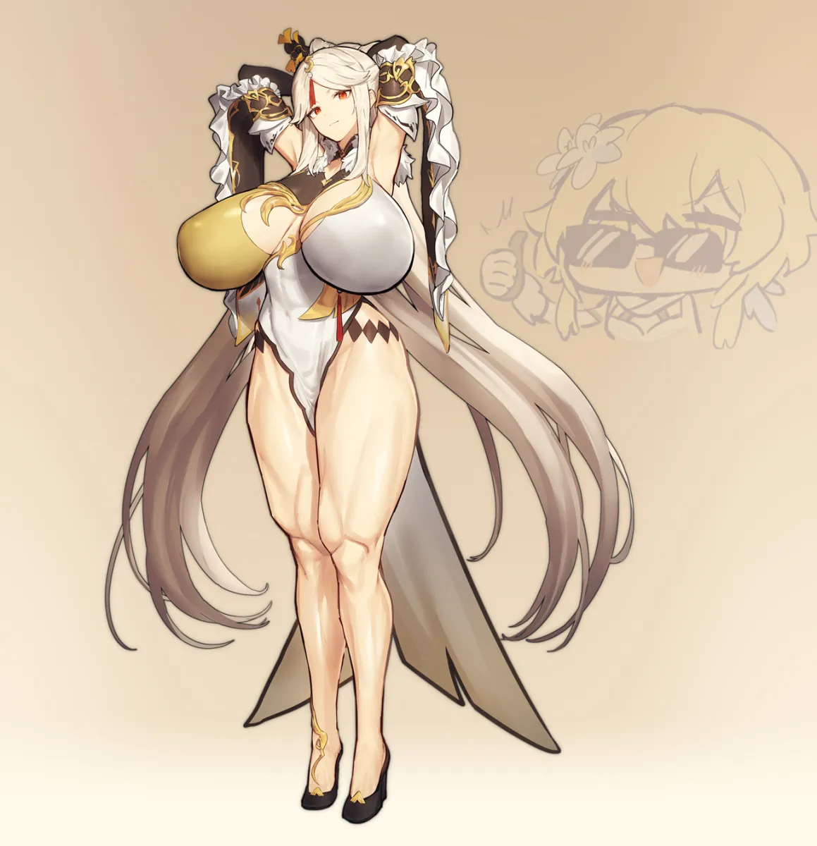 Lumine (Genshin Impact), Ningguang (Genshin Impact) by Melon22