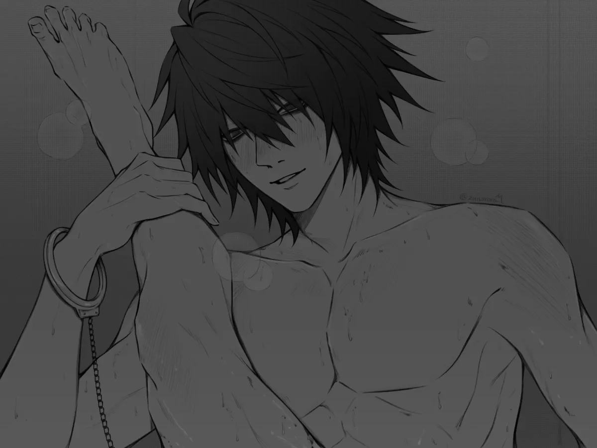 Yagami Light, L (Death Note) by Zanorora