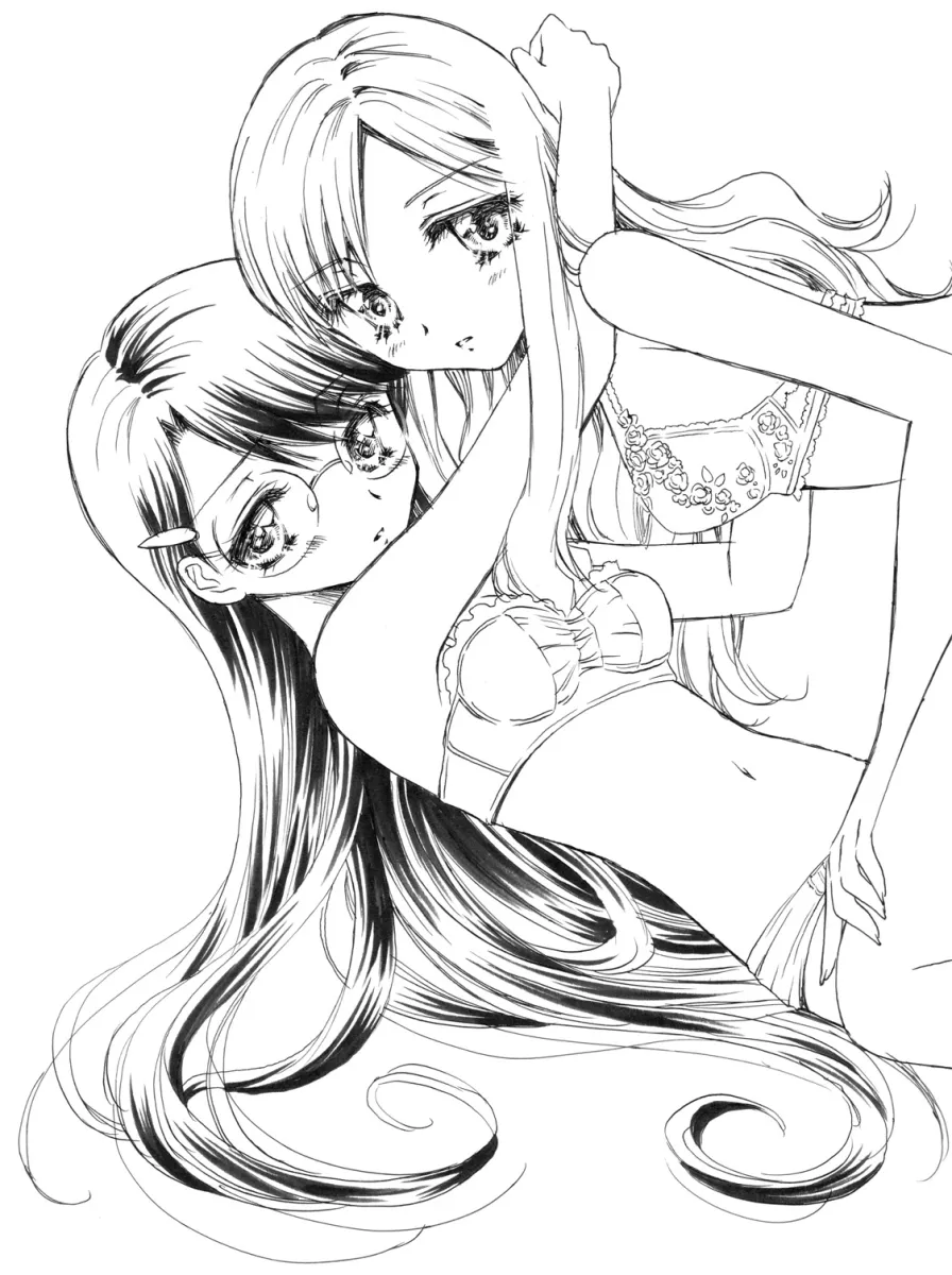 Tsukikage Yuri, Kurumi Momoka by Muumin