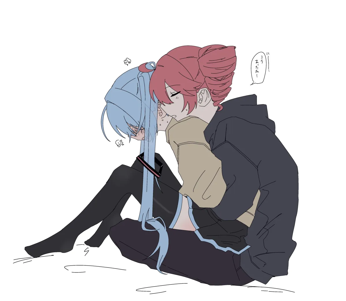 Hatsune Miku, Kasane Teto by Y0G Lu