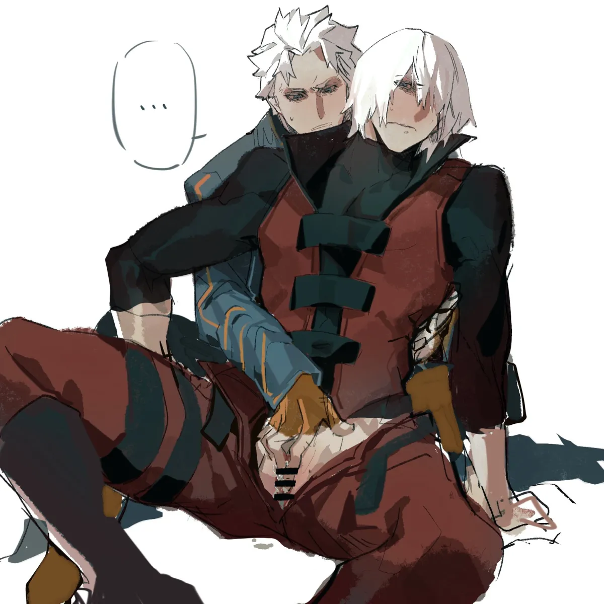 Dante (Devil May Cry), Vergil (Devil May Cry) by Weitong Zhanshi