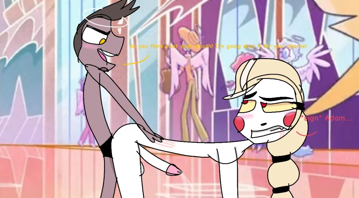 Charlie Morningstar, Adam (Hazbin Hotel) by Rosaliefan2011