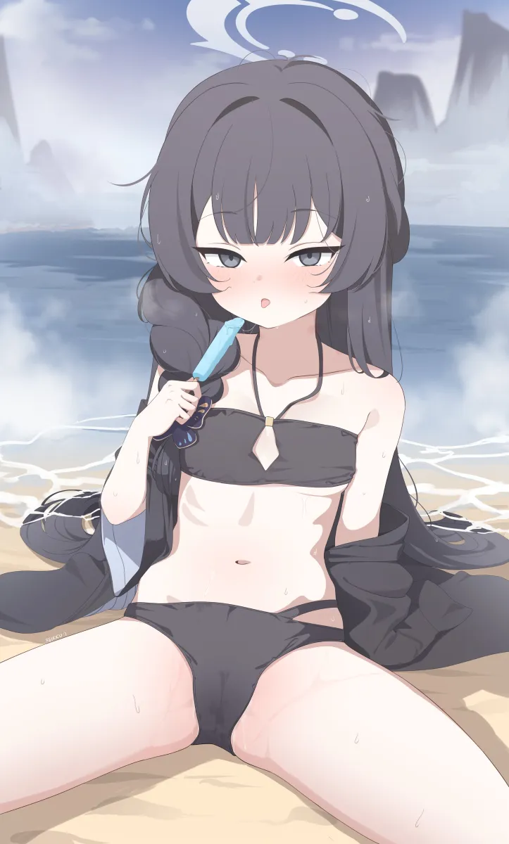 Kisaki (Blue Archive), Kisaki (Swimsuit) (Blue Archive) by Reikku