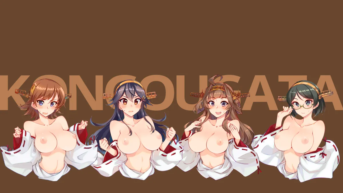 Kongou (Kancolle), Haruna (Kancolle) by Kusanagi Tonbo