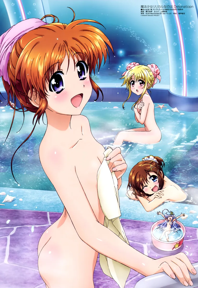 Fate Testarossa, Takamachi Nanoha by Hashidate Kana