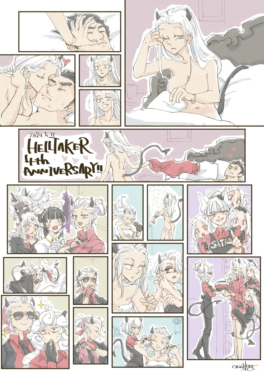 Lucifer (Helltaker), Modeus (Helltaker) by Root 12047841