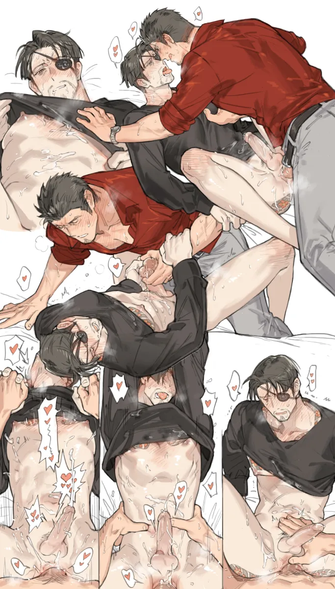 Majima Goro, Kiryu Kazuma by Starshadowmagician