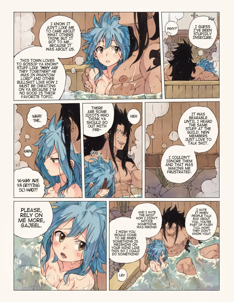 Gajeel Redfox, Levy Mcgarden by Rusky