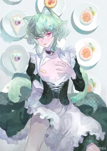 ;P