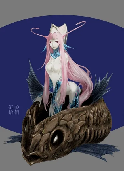 Milotic, Feebas by Ishinarimaru Shouten