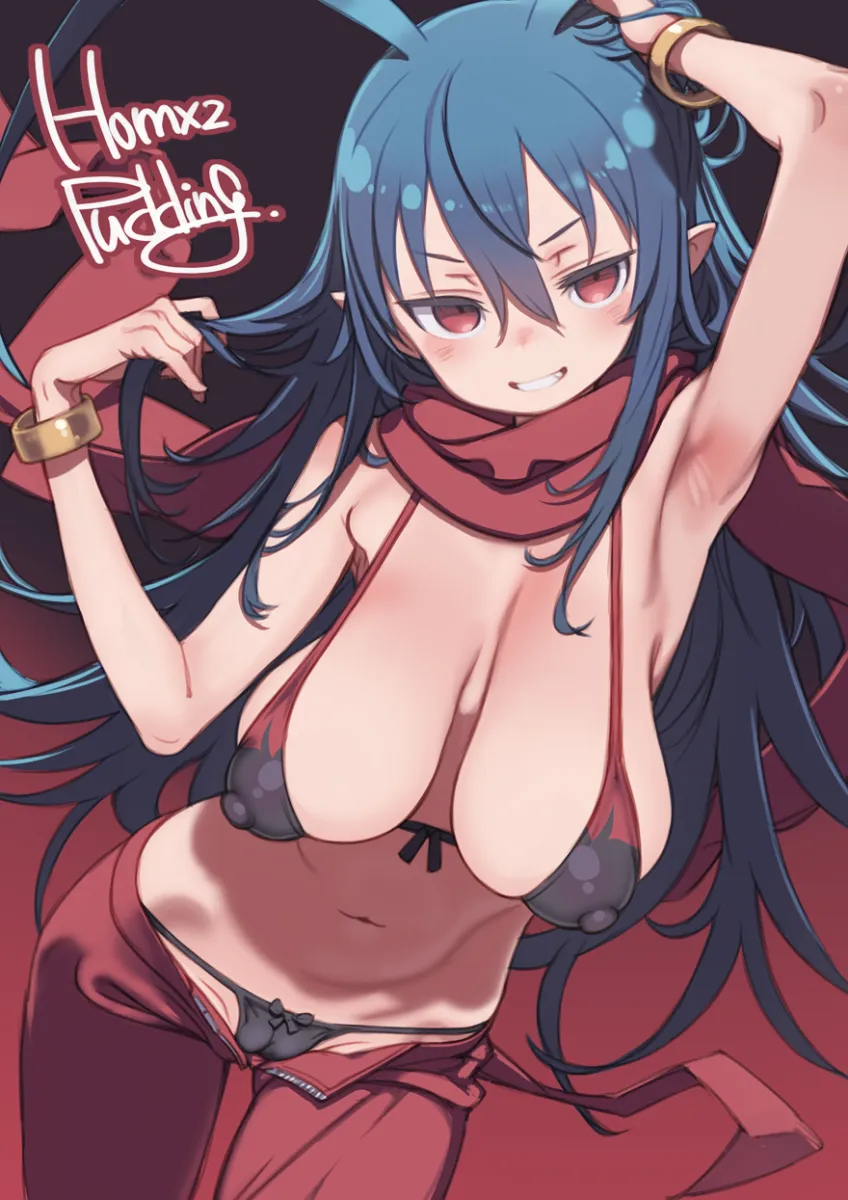 Laharl, Laharl-Chan by Puddinghomhom