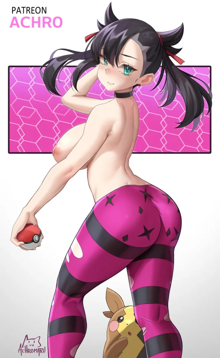 Marnie (Pokemon), Morpeko by Achromaru