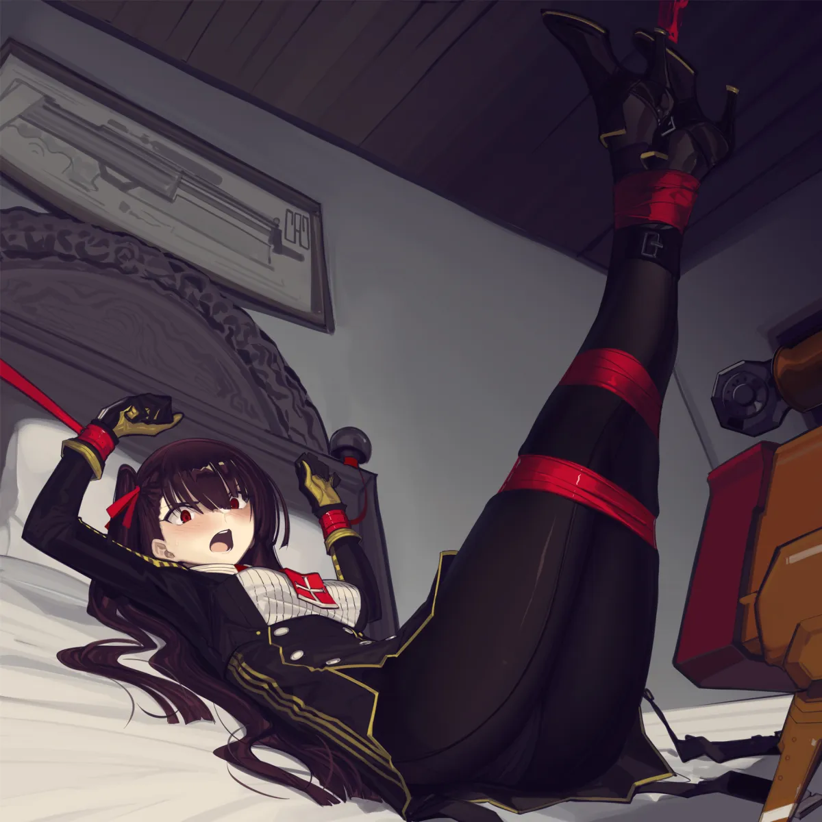 Wa2000 (Girls' Frontline), Dinergate (Girls' Frontline) by Cad (Caddo)