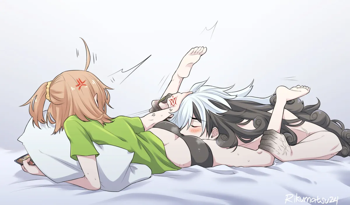 Fujimaru Ritsuka (Female), Ashiya Douman (Fate) by Rikumats
