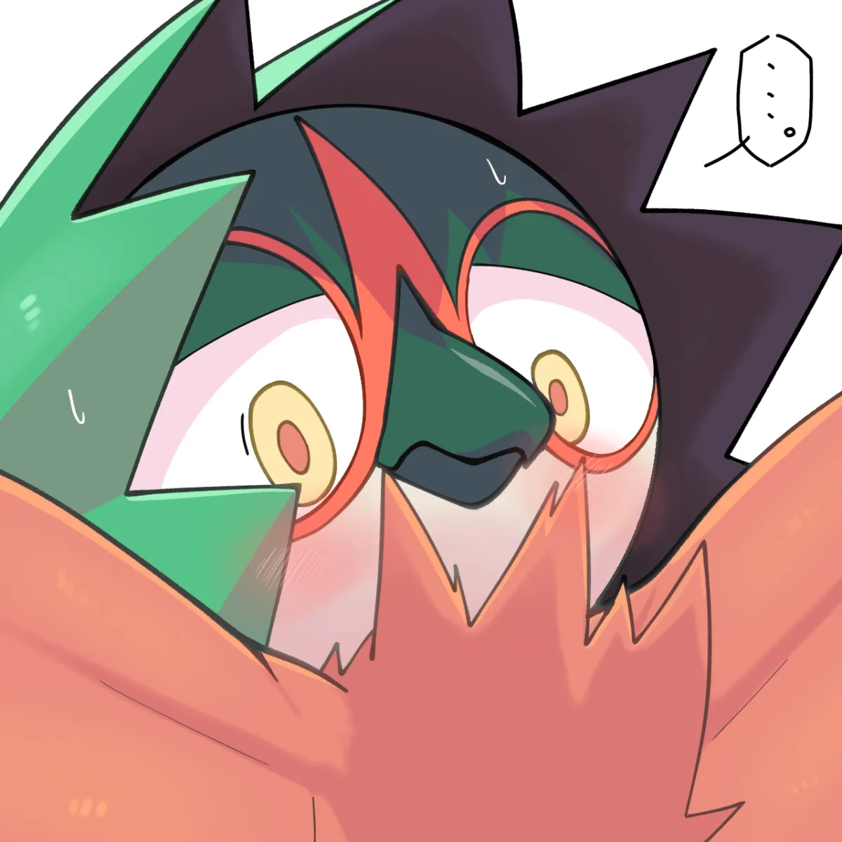 Blaziken, Decidueye by Sya (User Zsgx8247)