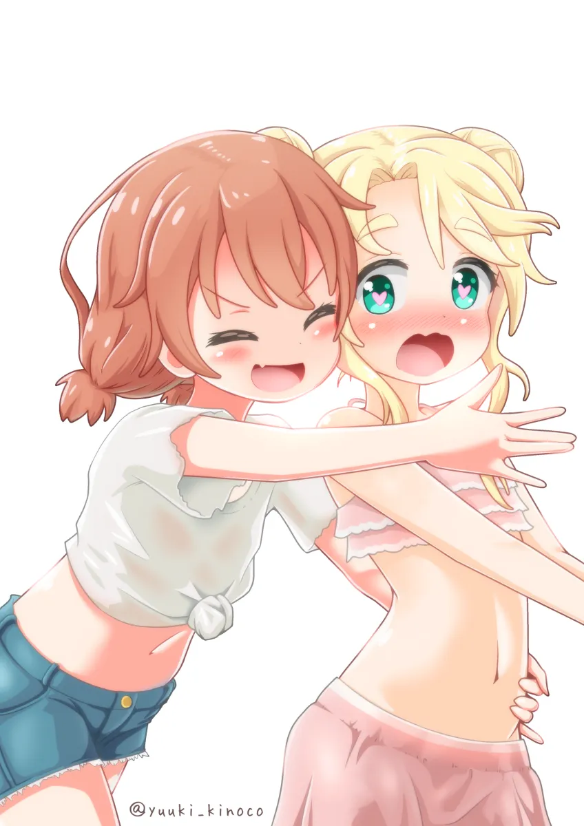 Himesaka Noa, Hoshino Hinata by Yuuki Noko (Kinoko Hanbaagu-Tei)