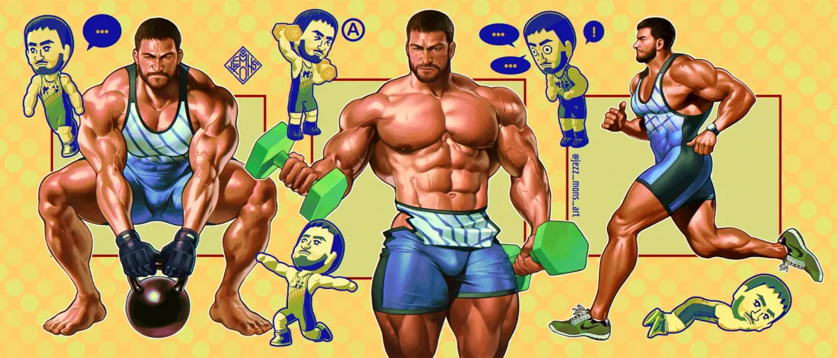 Chris Redfield, Mii (Nintendo) by Jezz Mons Art