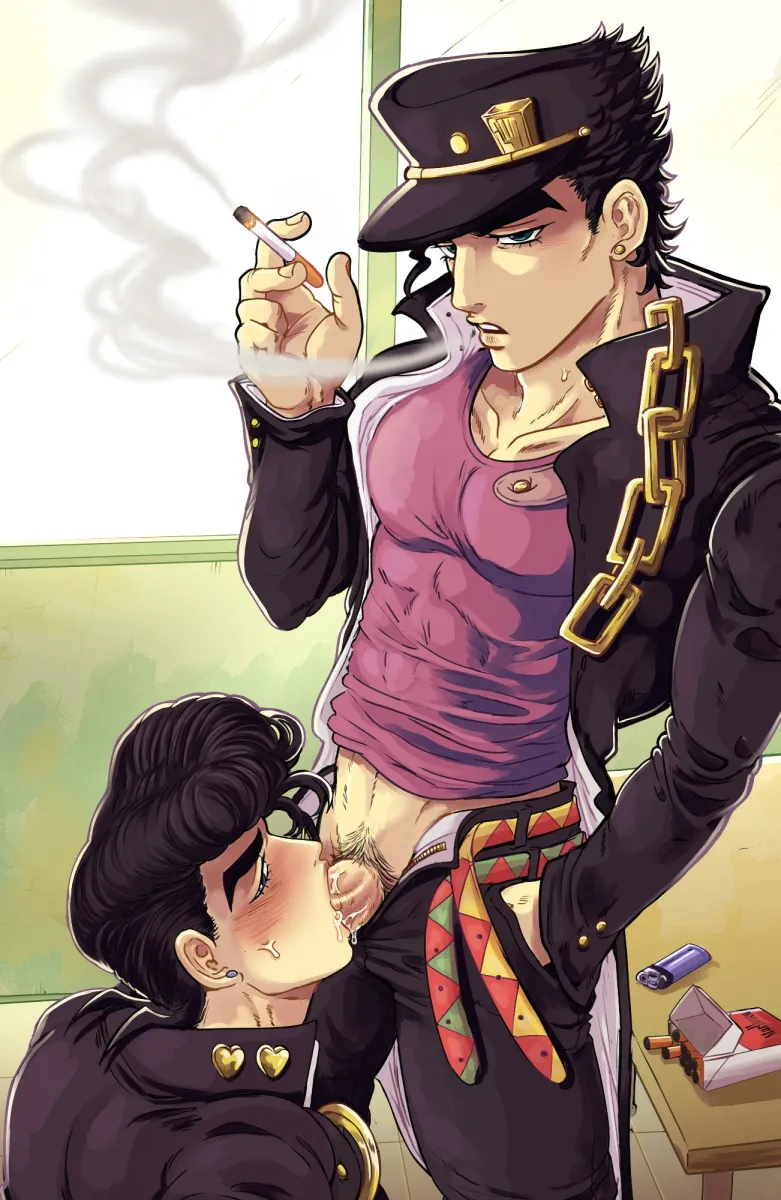 Kujo Jotaro, Higashikata Josuke by Rimmybone
