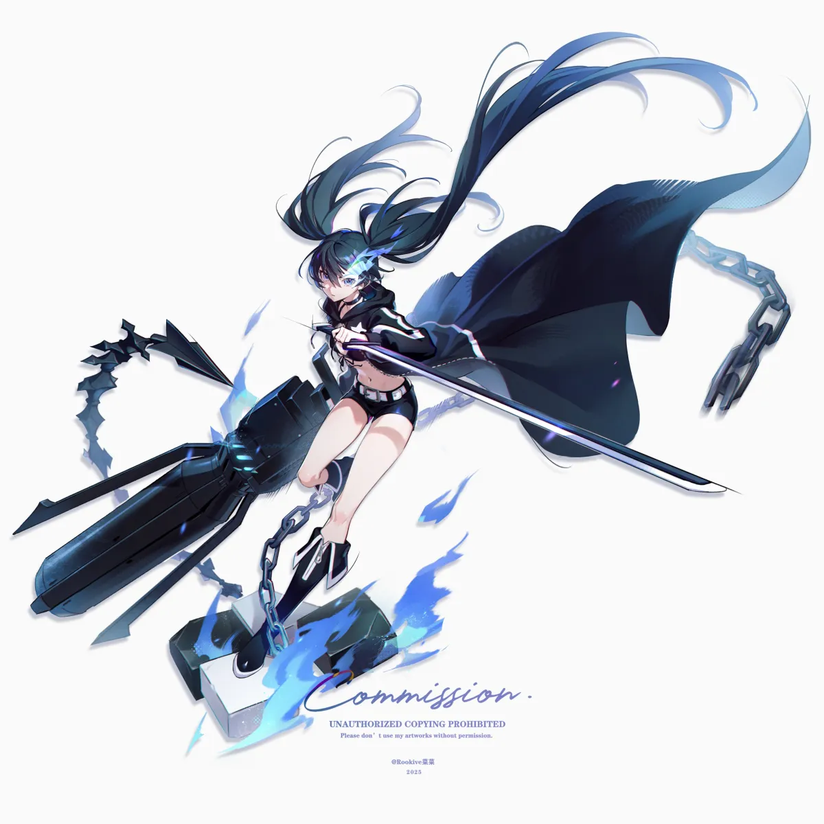 Black Rock Shooter (Character) by Rookive