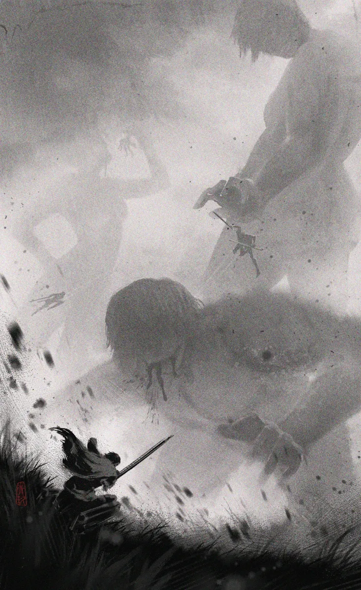 Titan (Shingeki No Kyojin), Erwin Smith by Qingjiu