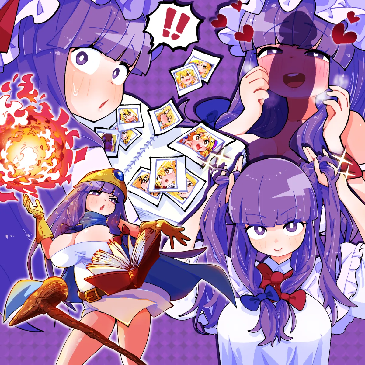 Kirisame Marisa, Patchouli Knowledge by Gram 9