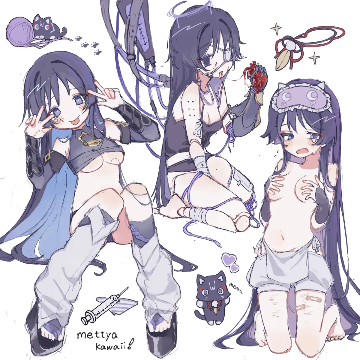 Scaramouche (Genshin Impact), Wanderer (Genshin Impact) by Kingyo (Nyankomanjyuu15)
